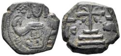 Ancient Coins - Manuel I Comnenus. 1143-1180 AD. AE Tetarteron (2.75g, 16.5mm). Thessalonica mint. SB 1976