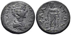 Ancient Coins - Aiolis. Elaia. Julia Domna, Augusta, 193-217 AD. AE 18mm (3.88g). Lindgren III 331