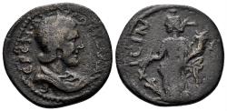 Ancient Coins - Pisidia Isinda. Herennia Etruscilla, Augusta. 249-251 AD. AE 23mm (7.10 gm). RPC IX 998