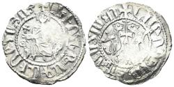 World Coins - Kingdom of Cilician Armenia. Levon I. 1199-1219. AR Tram (2.91g, 23mm). Sis mint. AC 286