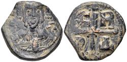Ancient Coins - Time of Romanus IV Diogenes. 1068-1071. AE Follis (5.90g, 24mm). Constantinople mint. SB 1866