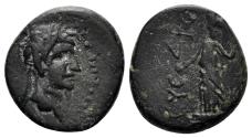 Ancient Coins - Kilikia, Syedra. Tiberius. 14-37 AD. AE 16mm (3.17 gm). RPC I 3405