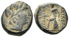 Ancient Coins - Seleukid Kingdom. Antiochos III ‘the Great’. 223-187 BC. AE 14mm (3.01g). Antioch mint. SC 1048