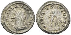 Ancient Coins - Gallienus. 253-268 AD. BI Antoninianus (3.42g, 22mm). Antioch mint. Struck 263/4 AD. RIC 672