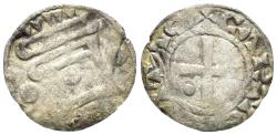 World Coins - France. Provincial. Blois (comté). Anonymous Circa 1037-1089/90. AR Obol (0.36g, 13mm). Poey d'Avant 1737