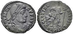 Ancient Coins - Valens, 364-378 AD. AE3 (2.00g, 18mm). Siscia mint. Struck 364-7 AD. RIC 5b