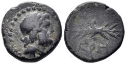 Ancient Coins - Galatian Kingdom. Amyntas. 36-25 BC. AE 16mm (4.58g). Kremna (Pisidia) mint. SNG BN 1479–82