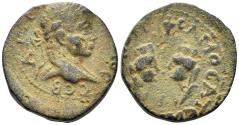 Ancient Coins - Commagene. Samosata. Elagabalus. 218-222 AD. AE 20mm (7.13gm). SNG Copenhagen 21