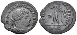 Ancient Coins - Constantine I 'the Great'. 307-337 AD. AE Follis (2.52g, 22mm). Rome mint. Struck 313 AD. RIC 18