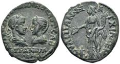 Ancient Coins - Thrace, Anchialos. Gordian III, with Tranquillina. 238-244 AD. AE Pentassarion (11.10g, 25mm). RPC VII.2 1192