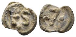 World Coins - South Italy & Sicily. Medieval Times. 13th-14th Century. PB Tessera (1.10g, 12mm). Banti, Tessere mercantili italiane