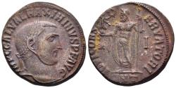 Ancient Coins - Maximinus II Daia. 309-313 AD. AE Follis (4.87g, 20mm). Antioch mint. Struck 312 AD. RIC 166b