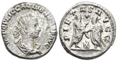 Ancient Coins - Gallienus. 253-268 AD. BI Antoninianus (3.75g, 19.5mm). Samosata mint. Struck 256-60 AD. RIC 447