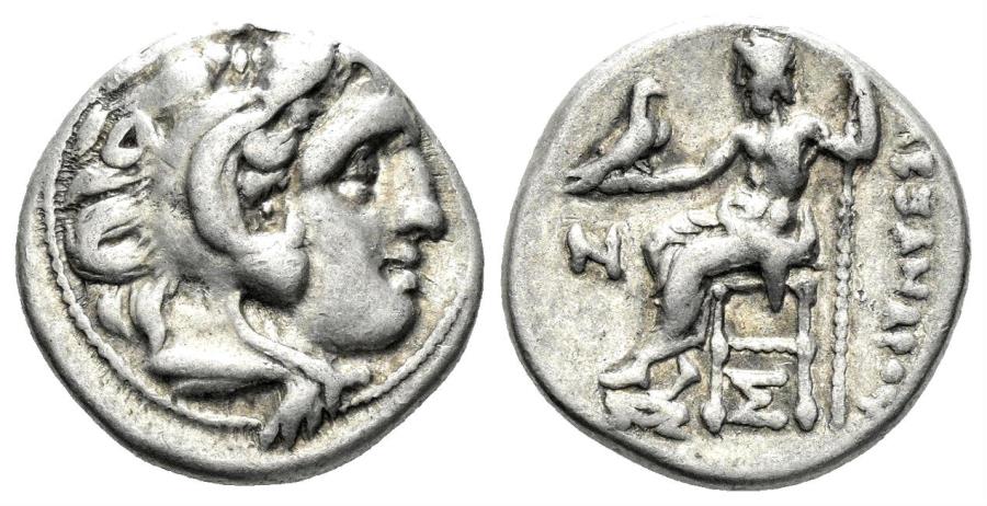 Ancient Coins - Macedonian Kingdom. Antigonos I Monophthalmos. Struck circa 310-301 BC. AR Drachm (4.27 gm, 17mm). Price 1802