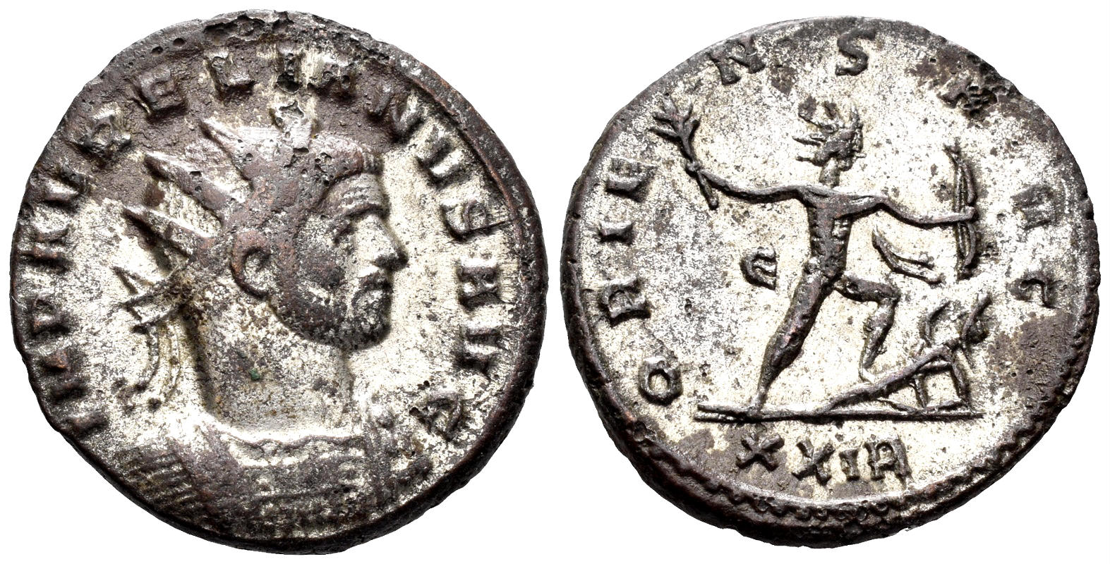 Aurelian. 270-275 AD. AE Silvered Antoninianus (3.91g, 20.5mm