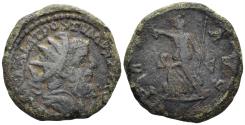 Ancient Coins - Postumus. 260-269 AD. AE Dupondius (5.97g, 23mm). Irregular mint. Struck 264-6 AD. RIC 218