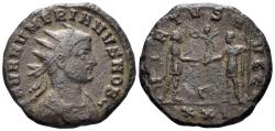 Ancient Coins - Numerian, as Caesar. 282-283 AD. AE Antoninianus (2.66g, 18mm). Antioch mint. Struck 284 AD. RIC 377 var. (bust type)