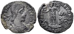 Ancient Coins - Constantius II. 337-361 AD. AE Centenionalis (1.95g, 19mm). Siscia mint. Struck 348-50 AD. RIC 200