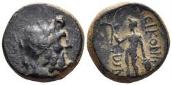 Ancient Coins - Lykaonia, Eikonion. 1st Century BC. AE 16mm (4.50g). Obv.: laureate head of Zeus right. Hans von Aulock, Lykaoniens 229
