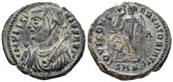 Ancient Coins - Licinius I. 308-324 AD. AE Follis (3.31g, 19mm). Cyzicus mint. Struck 317-20 AD. RIC 9