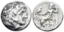 Ancient Coins - Macedonian Kingdom, Philip III Arrhidaios. 323-317 BC. AR Drachm (4.14g, 16.5mm). Kolophon mint. Price P48