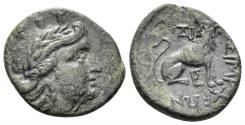 Ancient Coins - Thrace, Lysimacheia. Circa 309-220 BC. AE 20mm (4.10 gm). SNG Copenhagen 909-12 var