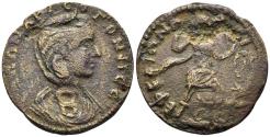 Ancient Coins - Ionia, Ephesos. Salonina, Augusta, 254-268 AD. AE Diassarion (6.68g, 25mm). Cf. BMC 396 (for rev. legend)