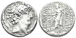 Ancient Coins - Seleukid Kingdom. Philip I Philadelphos. Circa 95/4-76/5 BC. AR Tetradrachm (15.40g, 25.5mm). Antioch mint. SC 2463.3h