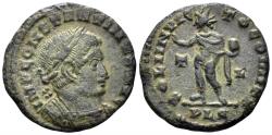 Ancient Coins - Constantine I 'the Great'. 307-337 AD. AE Follis (2.71g, 19mm). Lugdunum mint. Struck 314/5 AD. RIC 17