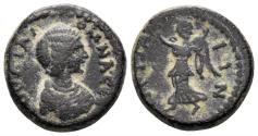 Ancient Coins - Pamphylia, Perge. Julia Domna. Augusta. 193-217 AD. AE 18.5mm (5.50g). SNG BN 433 (same dies)