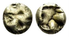 Ancient Coins - Ionia, Uncertain. 600-550 BC. 1/24 Stater (0.57 gm, 6mm). Milesian Standard. Cf. SNG Kayhan 688