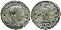 Ancient Coins - Constantine I, as Caesar. 306-309 AD. AE Follis (6.50g, 27mm). Londinium mint. Struck circa summer 307 AD. RIC 89b