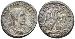 Ancient Coins - Seleucis and Pieria, Antioch. Herennius Etruscus, as Caesar. 250-251 AD. AR Tetradrachm (13.57g, 26mm). Prieur 633
