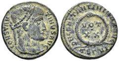 Ancient Coins - Constantine I ‘the Great’. 307-337 AD. AE Follis (3.82g, 18mm). Thessalonica mint. Struck 324 AD. RIC 123