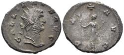 Ancient Coins - Gallienus. 253-268 AD. AE Antoninianus (3.28g, 21mm). Milan mint. Struck 264-7 AD. RIC 499