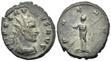 Ancient Coins - Claudius II Gothicus. 268-270 AD. AE Antoninianus (3.23g, 21mm). Siscia mint. RIC V online 675