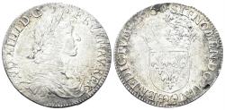 World Coins - France. Louis XIV ‘the Sun King'. AR 1/2 écu au buste juvénile (13.47g, 33mm). Bayonne mint. Dated 1660. Duplessy 1484