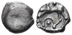 Ancient Coins - Celtic Central Europe. Boii. 2nd century BC. AR 9mm (0.73g). Roseldorf II Type. Dembski 757