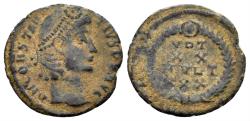 Ancient Coins - Constantius II. 337-361 AD. AE Nummus (1.44g, 16mm). Antioch mint. Struck 347/8 AD. RIC 113