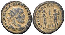 Ancient Coins - Galerius, as Caesar. 293-305 AD. AE Radiatus (3.29g, 22mm). Cyzicus mint. Struck circa 295-9 AD. RIC 19b