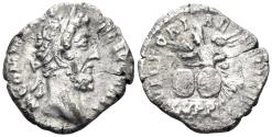 Ancient Coins - Commodus. 177-192 AD. AR Denarius (2.00g, 17mm). Rome mint. Struck 189/90 AD. RIC 196