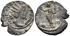 Ancient Coins - Tetricus I. 271-274 AD. AE Antoninianus (2.93g, 20.5mm). Treveri mint. Struck 272 AD. RIC 100