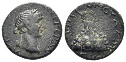 Ancient Coins - Cappadocia, Caesarea. Trajan. 98-117 AD. AE 15.5mm (2.99g). Dated RY 16 (113/4 AD). RPC III 3143