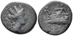 Ancient Coins - Phoenicia, Arados. Circa 176-115 BC. AE 21mm (7.00g). Dated CY 130 (130/29 BC). SNG Copenhagen 62-7