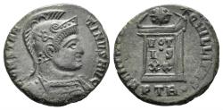 Ancient Coins - Constantine I 'the Great'. 307-337 AD. AE Follis (2.92g, 17mm). Treveri mint. Struck 321 AD. RIC 341