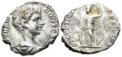 Ancient Coins - Caracalla, as Caesar. 196-198 AD. AR Denarius (2.76g, 18mm). Rome mint. Struck 197 AD. RIC 2