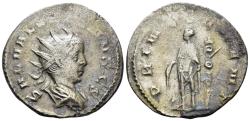 Ancient Coins - Saloninus, as Caesar. 258-260 AD. AR Antoninianus (3.23g, 22mm). Mediolanum mint. Struck 258-60 AD. RIC 10