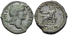 Ancient Coins - Phrygia, Kotiaeion. Time Gallienus. 253-268 AD. AE 23.5mm (7.31g). Diogenes, son of Dionysus, archon. SNG Copenhagen 319