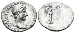 Ancient Coins - Cappadocia, Caesarea. Hadrian. 117-138 AD. AR Hemidrachm (1.47g, 15mm). Dated RY 4 (120/1 AD). RPC III 3072