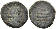 Ancient Coins - Postumus. 260-269 AD. AE Dupondius (5.47g, 23mm). Irregular mint. Struck 266/7 AD. RIC 208
